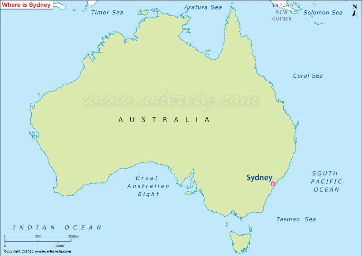 karta över sydney australien Karta över sydney australien   Australien karta sydney (Australien)